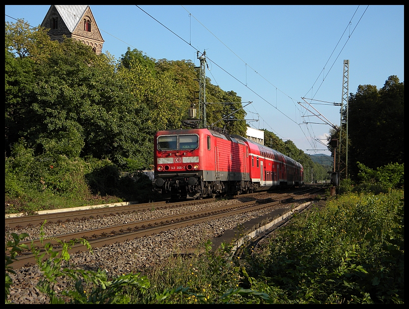 143 366 mit der RB27 aus Koblenz nach Kln Hbf bei Bonn Oberkassel