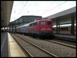 110 243 mit dem IC1818 nach Hamburg-Altona in Duisburg Hbf