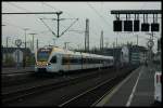 ET 5.14 der Eurobahn fhrt in Dsseldorf Hbf ein um mit der 2 Einheit gekuppelt zu Werden